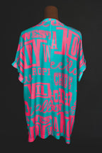Green Howdy Cowboy Letter Printed Western Fashion Tee
