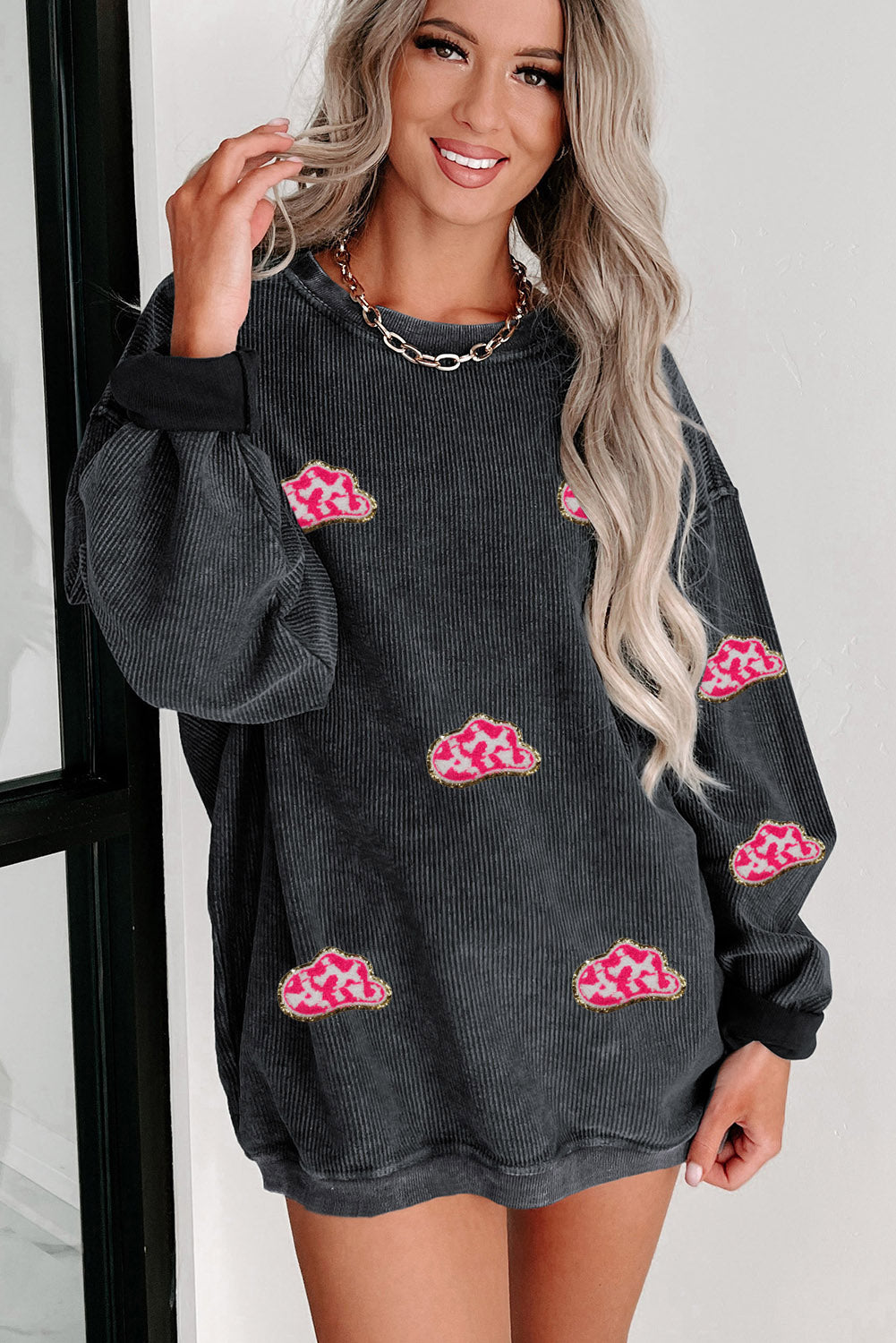 Glitter Cowboy Hat Pullover