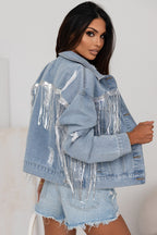 Fringe Denim Jacket