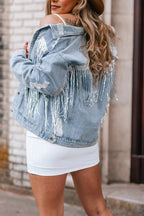 Fringe Denim Jacket