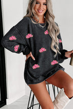 Glitter Cowboy Hat Pullover
